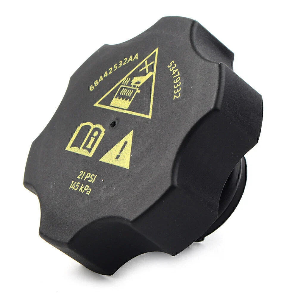 Black Plastic Coolant Cap for Dodge (2011-2019)