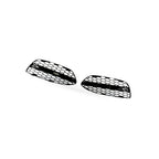 Front Bumper Lower Grille Fog Light Grille for Mercedes C-Class W205 (2015–2021)