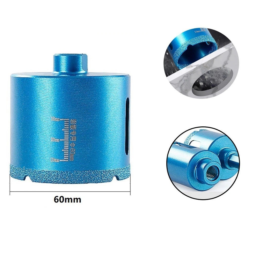 Diamond Core Bit for Power Tool (Dry Vacuum, Brazed)