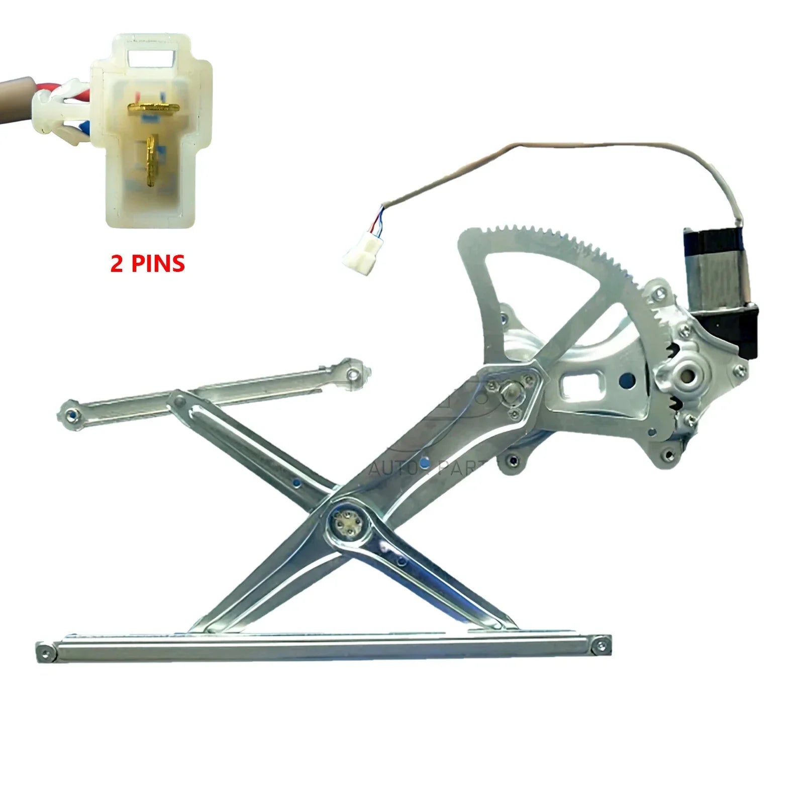 Front Right Window Regulator W/Motor 2 Pin for Toyota Hilux (2005–2015)
