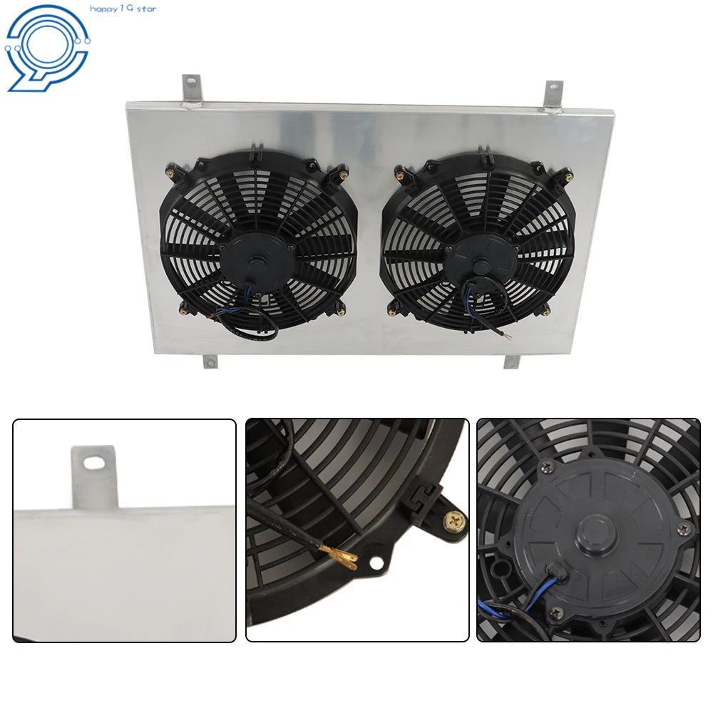 Radiator Shroud with 12" Fan for Ford F150 F250 F350 (1985–1997)