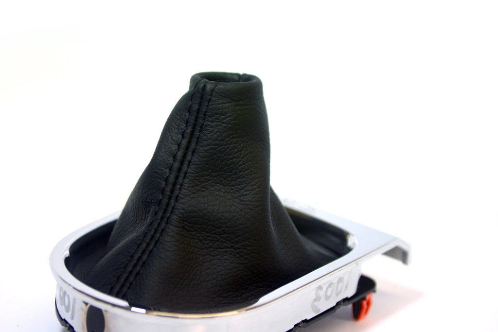 Manual Shift Boot for Ford Mustang (2015–2020) Black Leather Synthetic