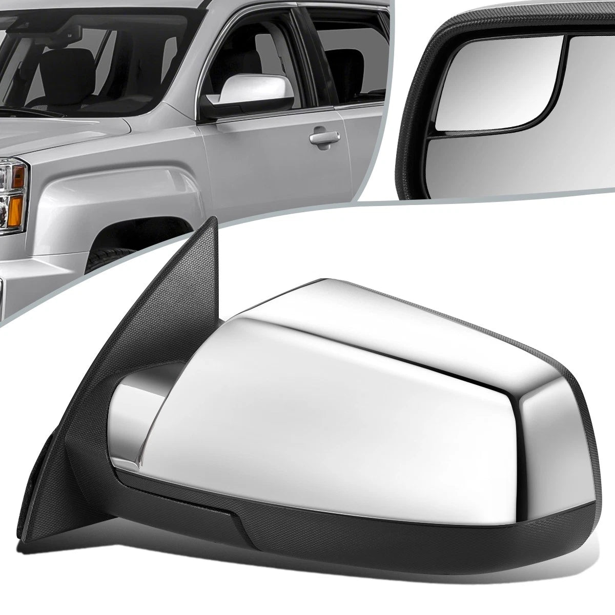 Powered Heated Driver Side Mirror for Chevy Equinox Terrain (2014) GM1320347