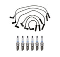 Denso 7mm Wire Set & 6 Platinum Spark Plugs Kit for Buick Chevy Pontiac