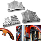 Set of 2 Front Fender Brackets Spacers for Harley Touring (2014–2019)