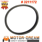 Drive Belt for Polaris Ranger 900 XP, RZR 900 S (2013–2018) 3211172, 3211142