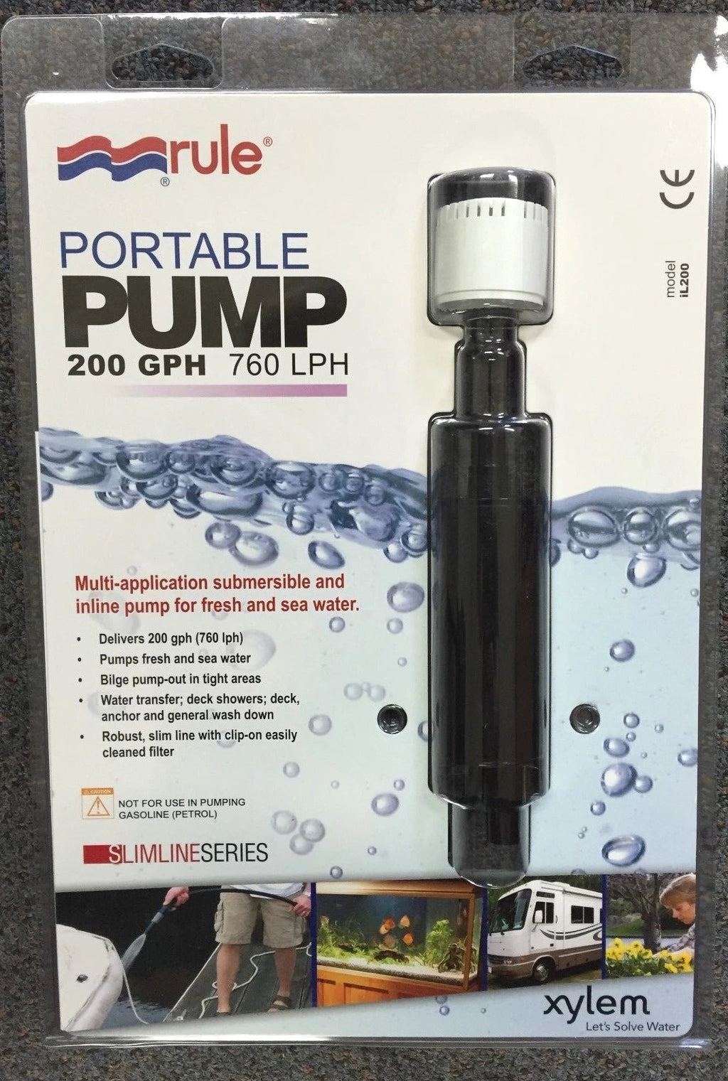 12V Inline Submersible Water Pump IL200 for Niagara