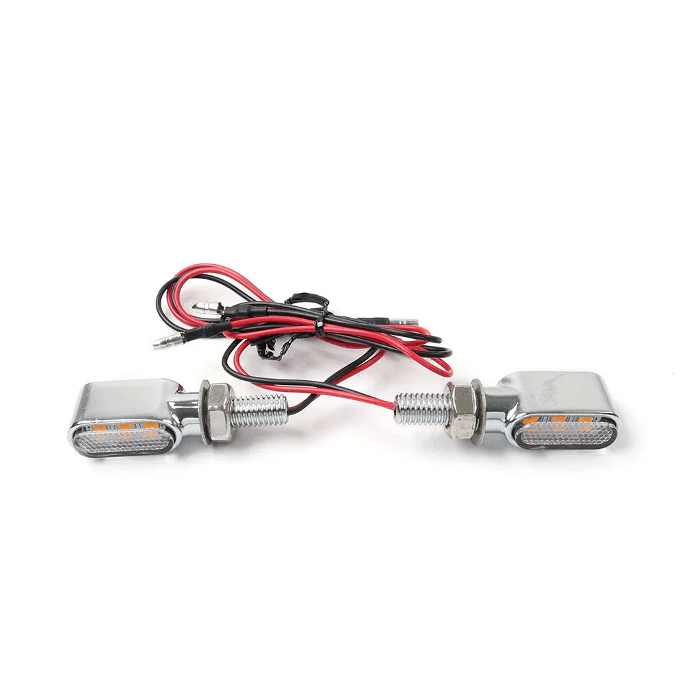 Mini Turn Signal Indicator Lights Amber for Universal Cars