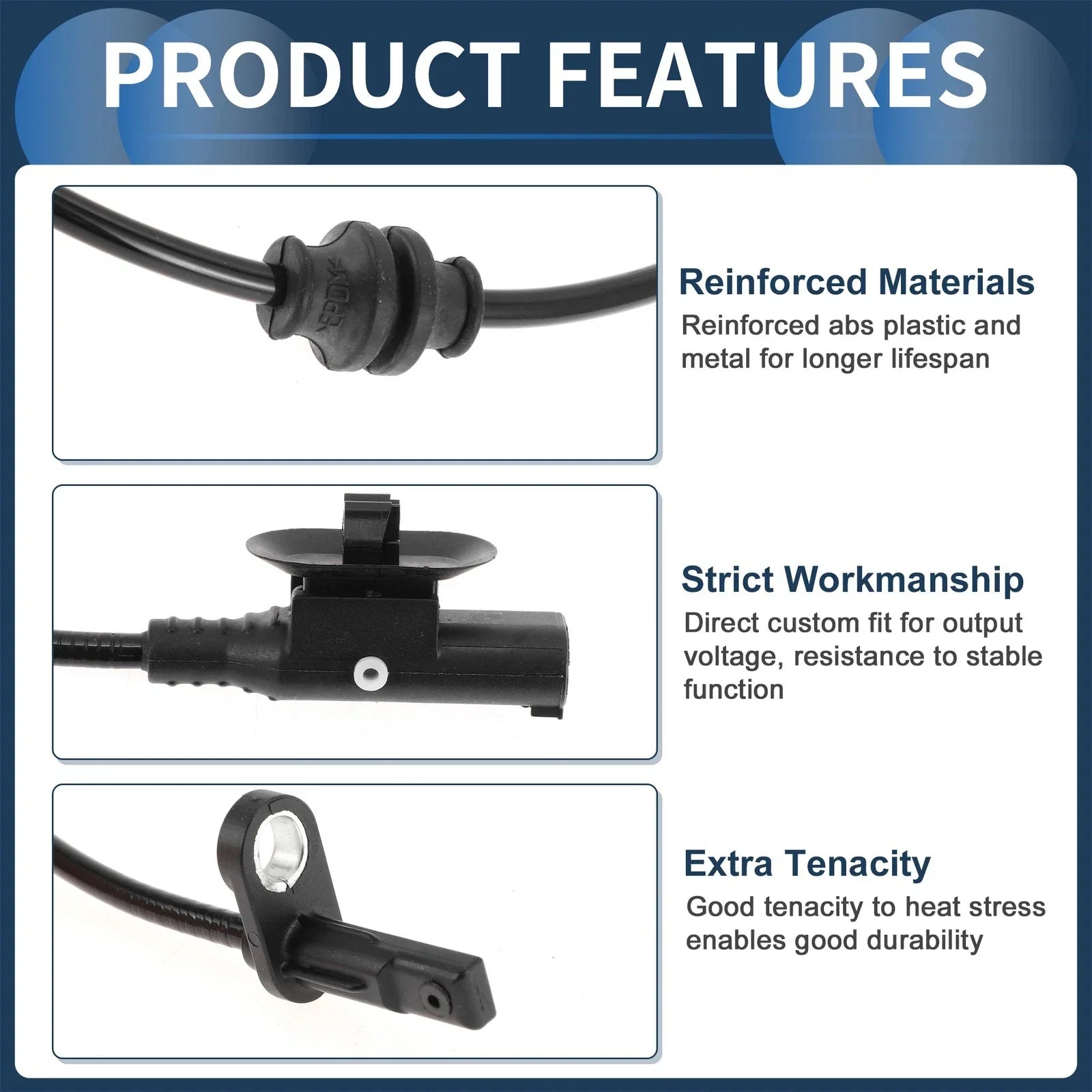 ABS Wheel Speed Sensor for Dodge Dart Sedan (2013)