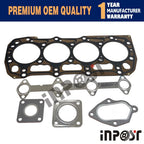 Full Overhaul Gasket Kit for Perkins 404D (404D-22T, 404D-22TA) JCB TLT30 (2010–2020)