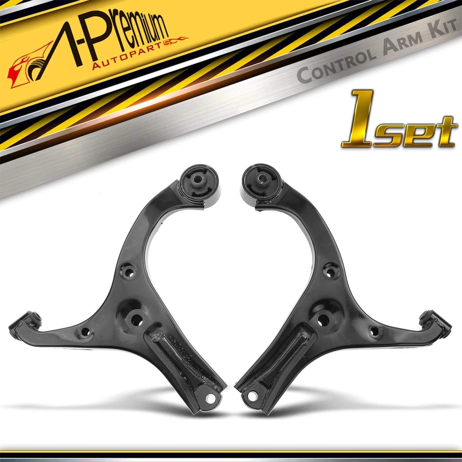 2X Front Lower Control Arm for Hyundai Accent Kia Rio (2006–2011)