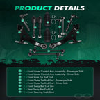 Control Arm & Tie Rod End Set for Lexus ES330, Toyota Camry (2004–2006)