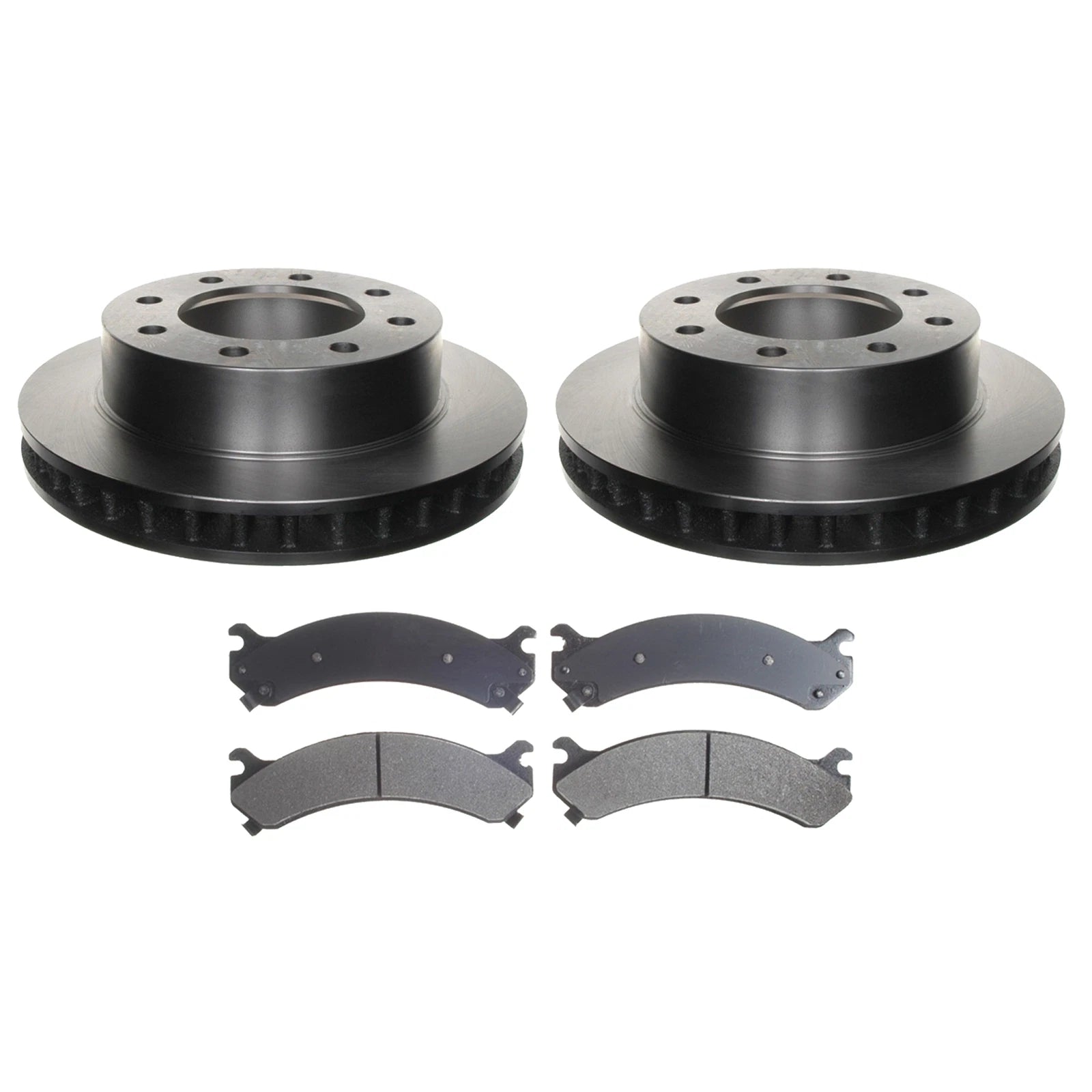 Front Brake Kit Set of 2 Disc Rotors Pads for GMC Sierra H2 Silverado (2003–2006)