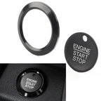 Engine Start Stop Switch Button Cover Trim for Ford F150 Raptor (2015–2020) Black