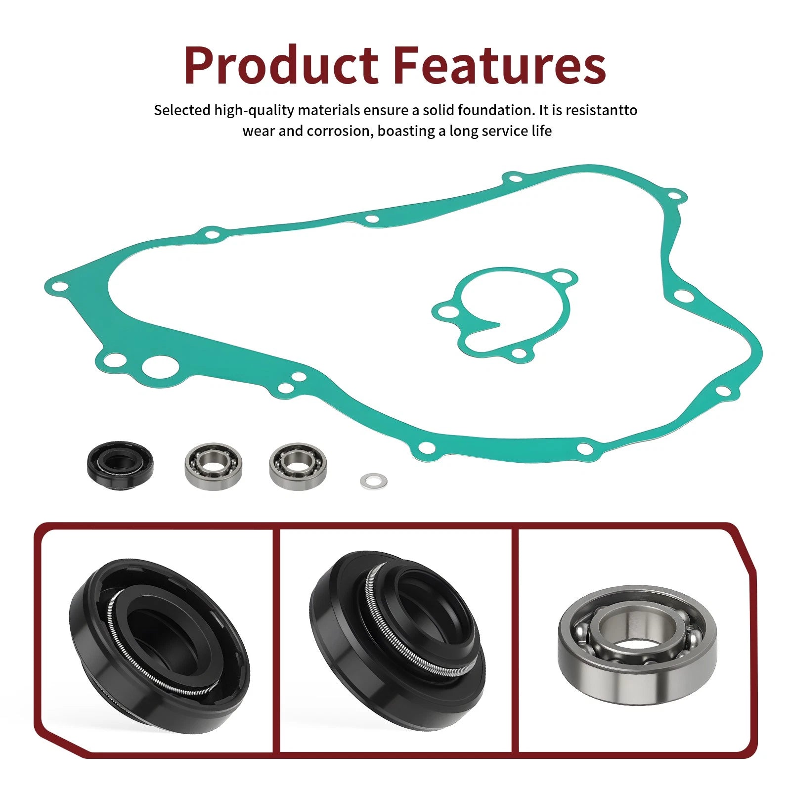 Water Pump Rebuild Kit for Suzuki RM 125 S (1992–1995) 17431-43D00
