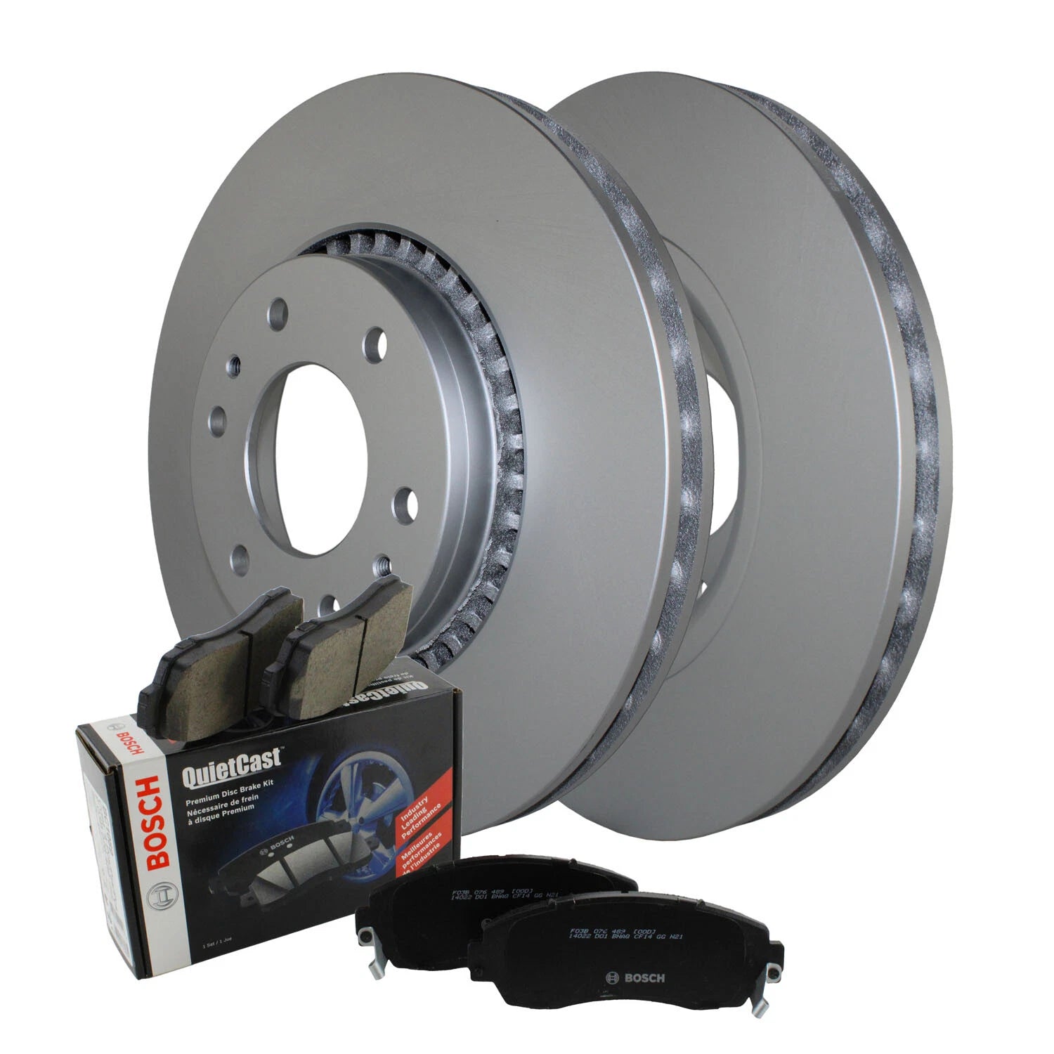 Front Brake Kit 325mm Disc Rotors & Bosch Pads for Buick Chevy GMC Saab