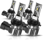 2X 9005 H11 LED Bulbs Combo for