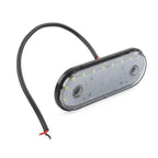 2X LED Oval Side Marker Indicator Light for Trailer Truck