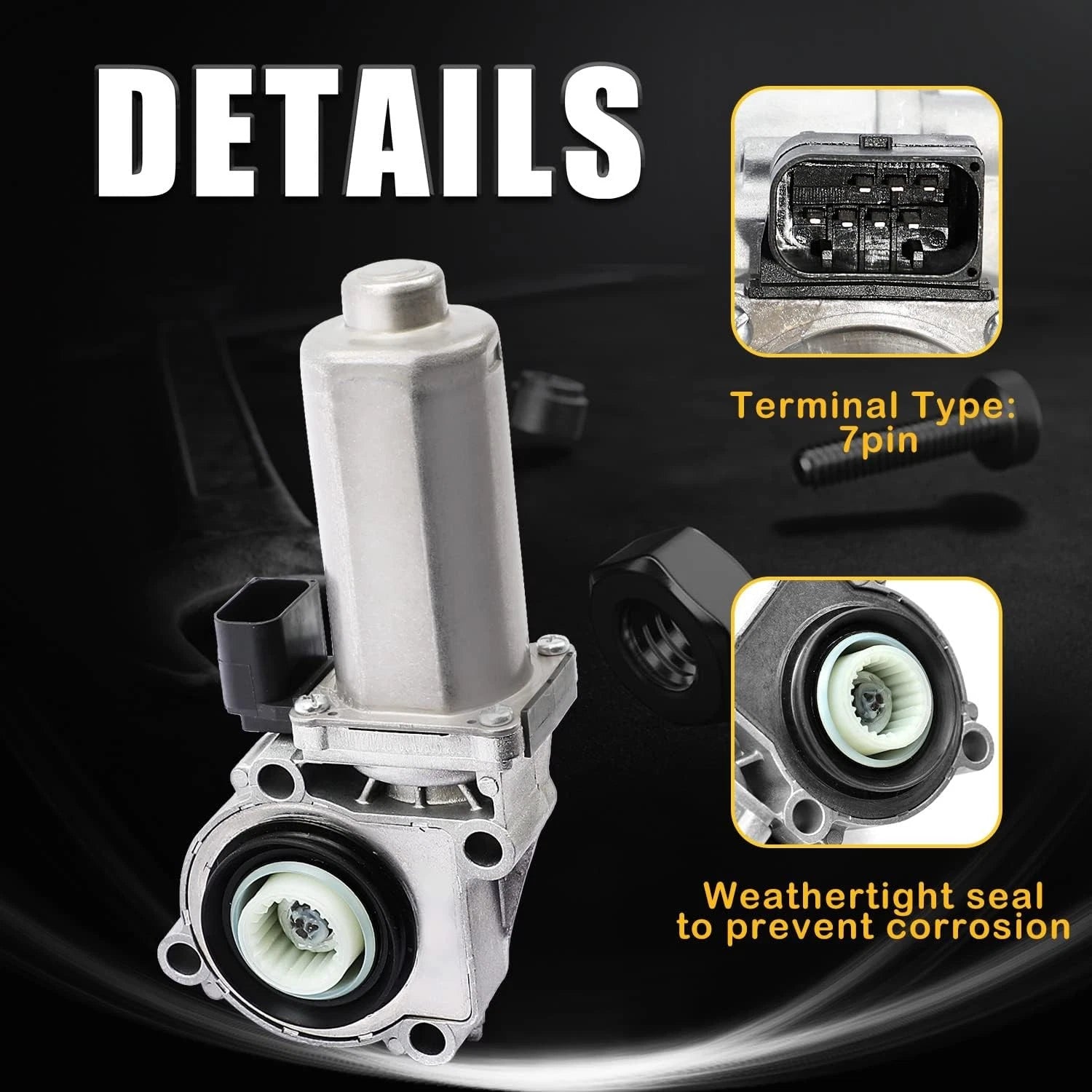 4WD Transfer Case Shift Actuator Motor with Sensor for BMW X3 X5 (2004–2010)
