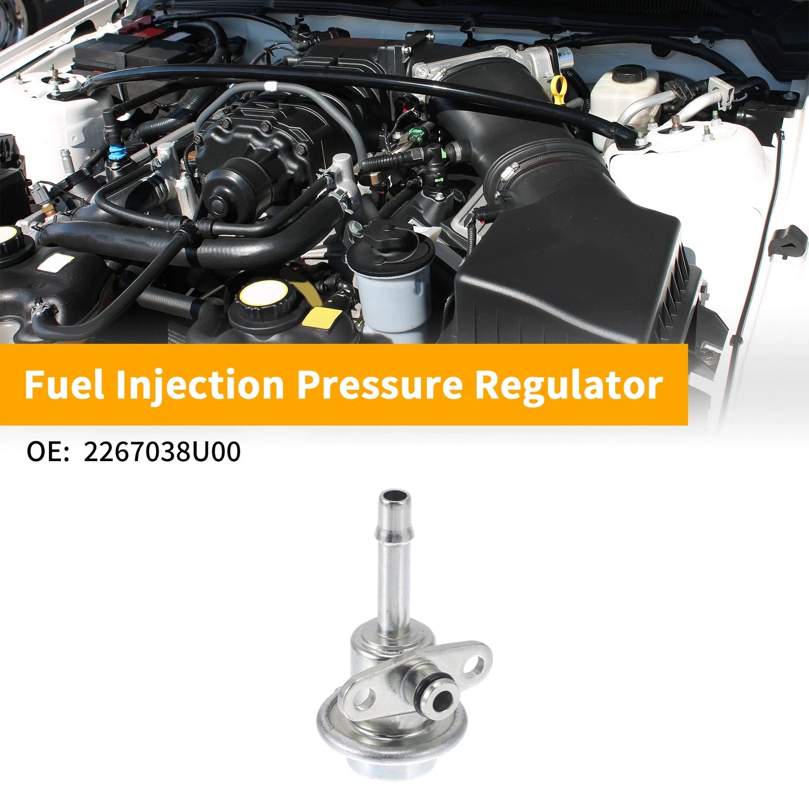 Fuel Pressure Regulator for Nissan Pathfinder (2001–2004) No. 22670-38U00 Metal