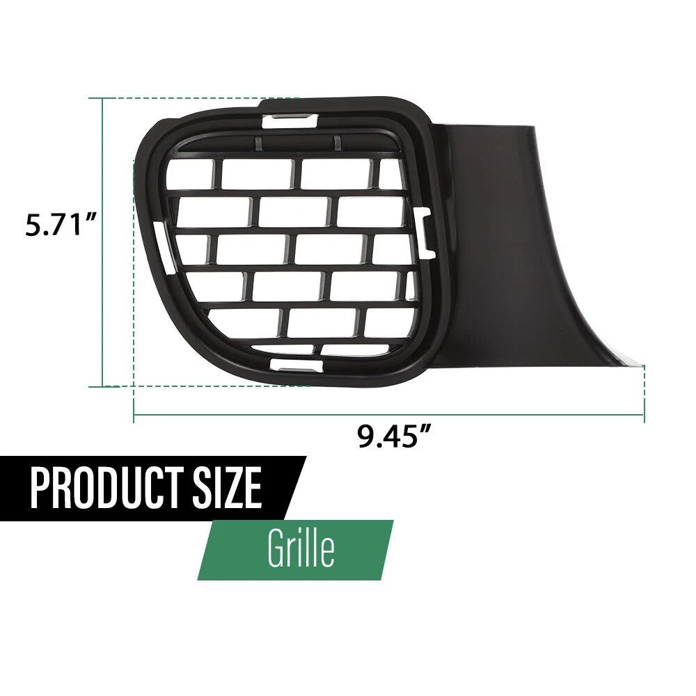 Set of 2 Front Bumper Fog Light Covers for Dodge Challenger (2015–2023)