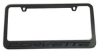 Matte Black License Plate Frame for Chevrolet C7 Corvette (2014–2019)