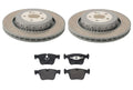 Rear Brake Kit 365mm Rotors & Brembo Pads for Mercedes C216 W221 (2007–2015)