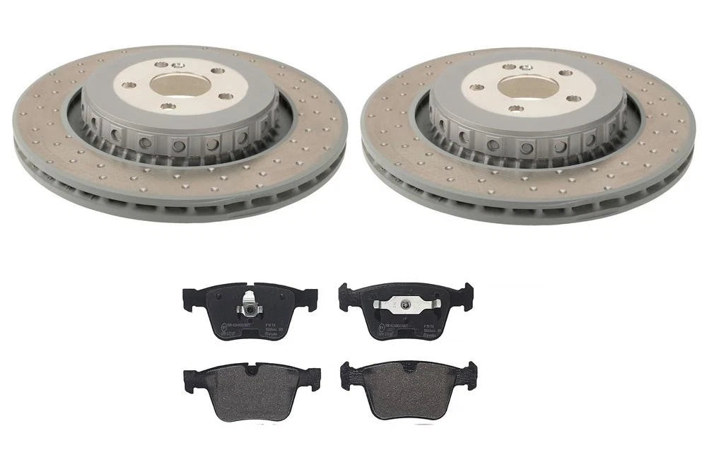 Rear Brake Kit 365mm Rotors & Brembo Pads for Mercedes C216 W221 (2007–2015)
