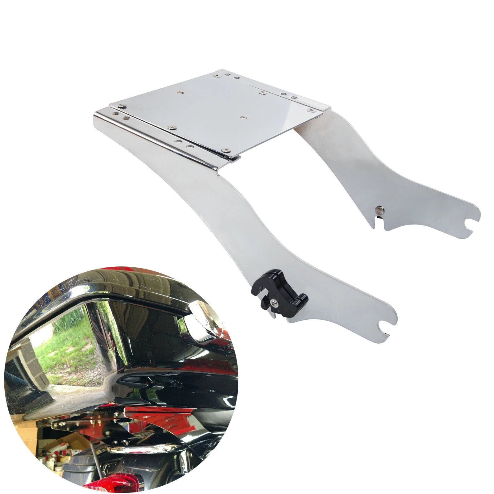 Trunk Luggage Mount Rack for Harley Touring Road King Street Glide (1997–2008)