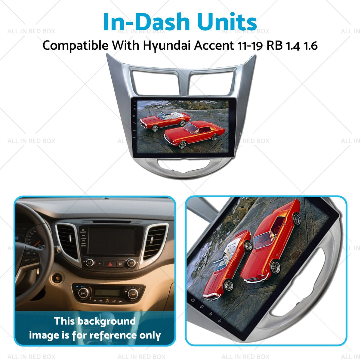 Android 13 Head Unit Stereo Radio 9'' for Hyundai Accent (2011–2019)