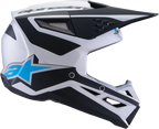 Alpinestars SM3 Heat Off-Road Helmet for Large Size (Matte Silver/Blue/Black)