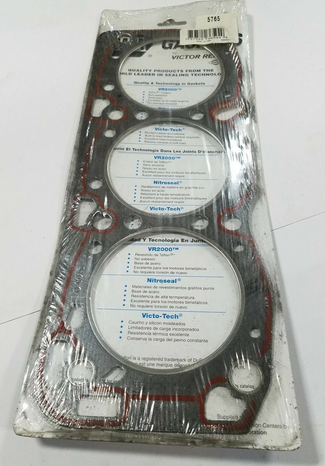 Engine Cylinder Head Gasket for VICTOR REINZ (5765)