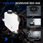 Coolant Reservoir Front with Cap for Ford F-350 (1995–1997) 603-046