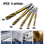 1Pcs HSS Spiral Tap Drill Metric Thread Tap