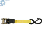 Set of 7 Ratchet Tie Down Straps 15 FT 2200 LB with Safety Lock S Hooks