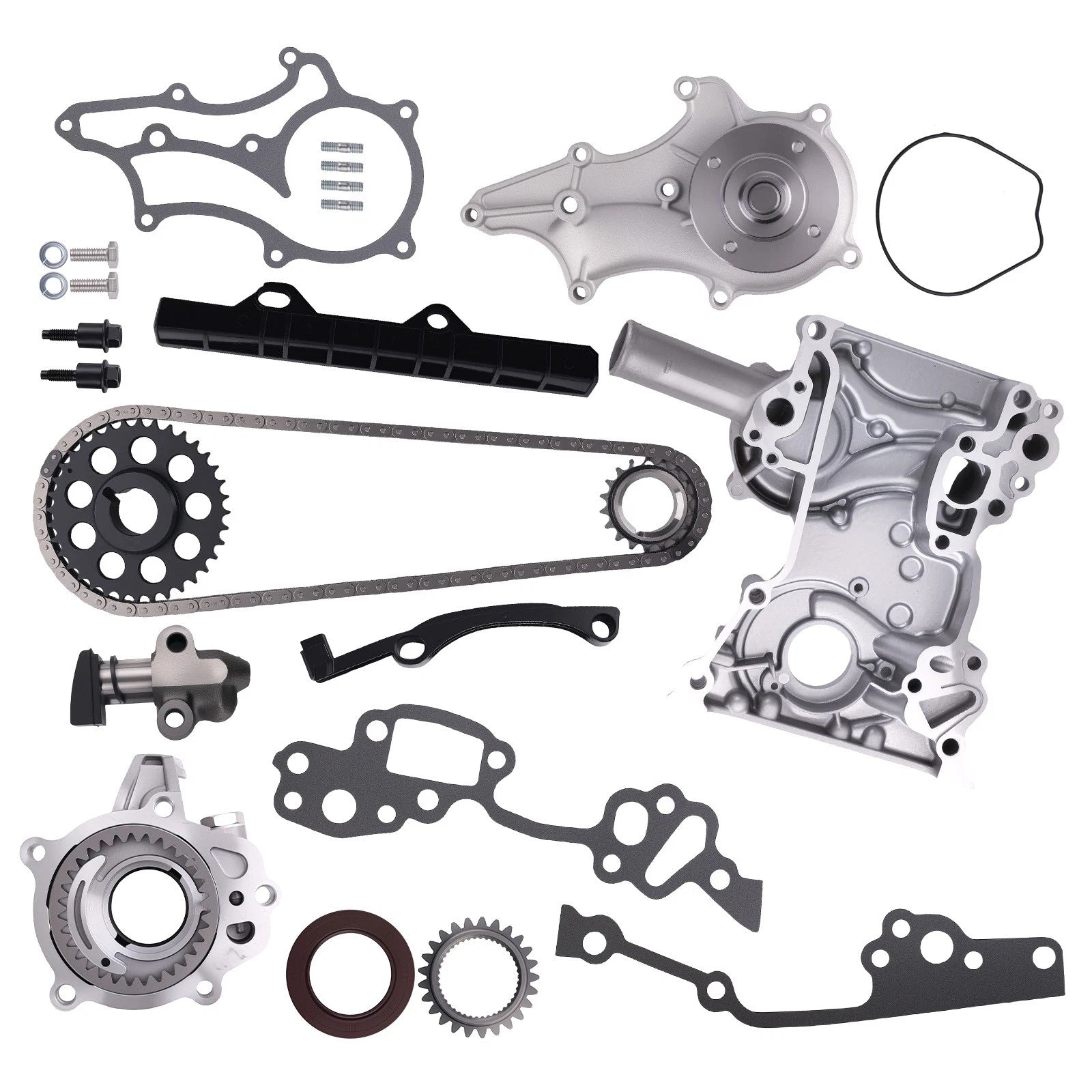 Timing Chain Kit Cover Water Oil Pump For Toyota CELICA 2.4L