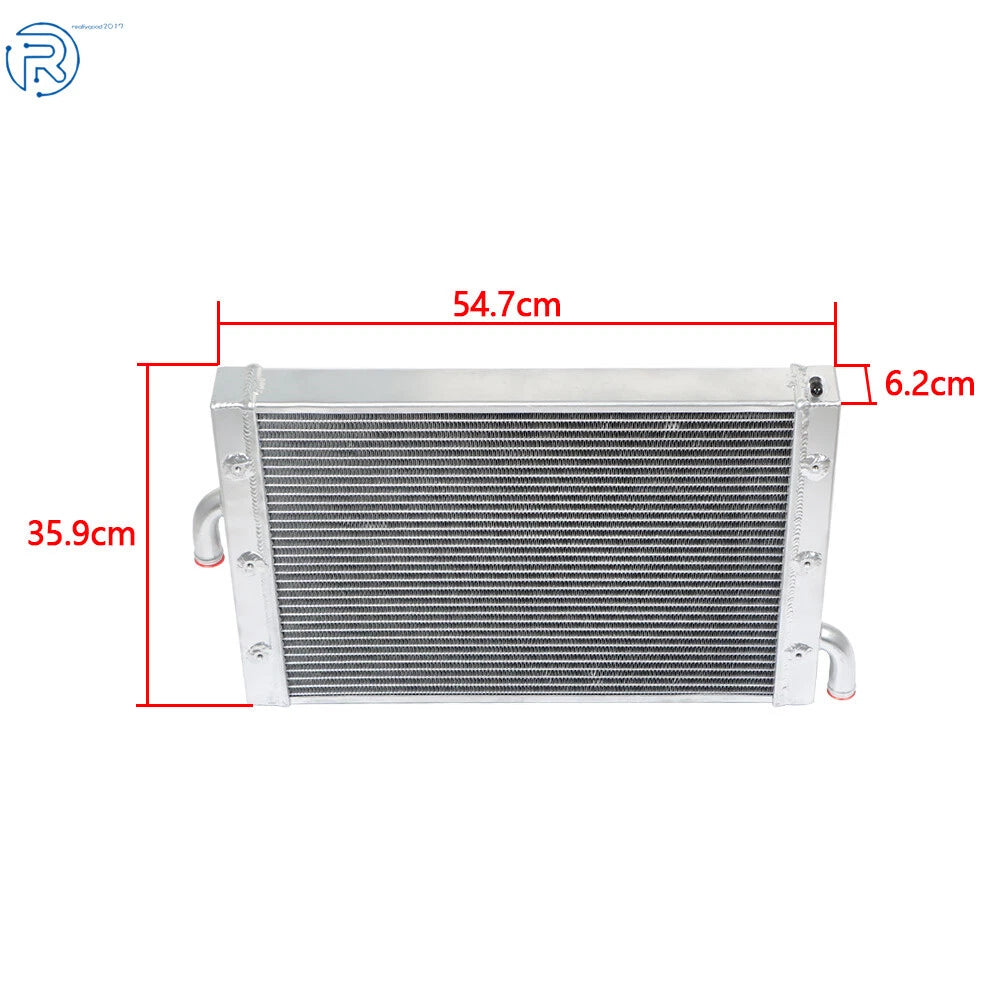 Aluminum Radiator for Polaris RZR 1000 XP Turbo (2017–2021) 2-Row MT Only