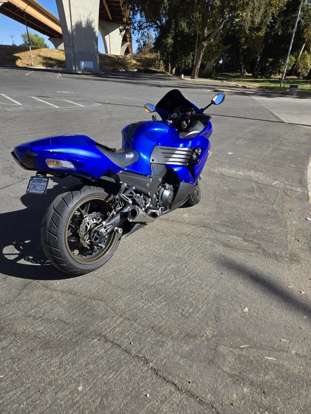 Glossy Blue Fairing Kit Bodywork ABS for Kawasaki Ninja ZX14 ZX14R (2006–2011)