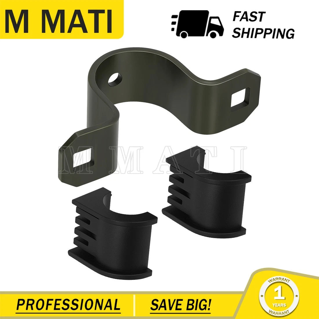 Rear Sway Stabilizer Bar Bushing Bracket for Polaris Ranger 400 500 570 800 900 (2006–2021)