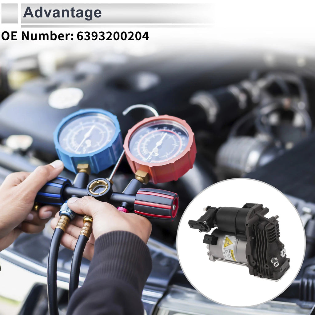 Air Suspension Compressor for Mercedes-Benz Vito (2009–2013) No. 6393200204