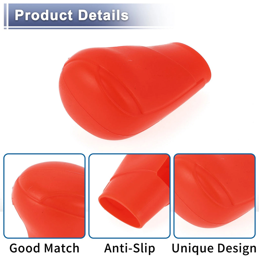 1 Pc Red Silicone Gear Shift Knob Cover for Mazda 3 (2014–2019)