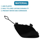 Front Bumper Tow Hook Cover for Mercedes-Benz E250 2014-2015 Bright Black