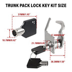 Pack Lock Key Kit for Harley Touring Dresser FL Tour Paks (1992–2013)