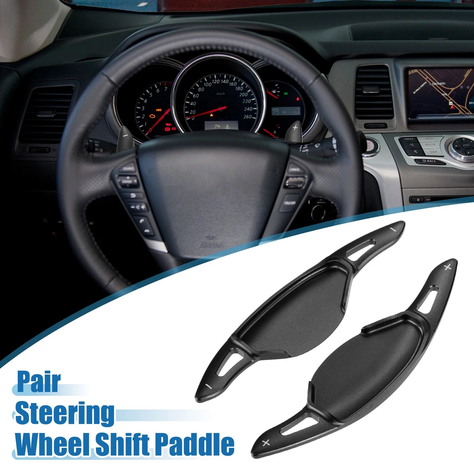 Set of 2 Steering Wheel Shift Paddles for Nissan Altima (2019–2021)