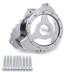 Chrome CNC Clear Left Engine Stator Cover for Honda CBR600/F4/F4i (1986–Present)