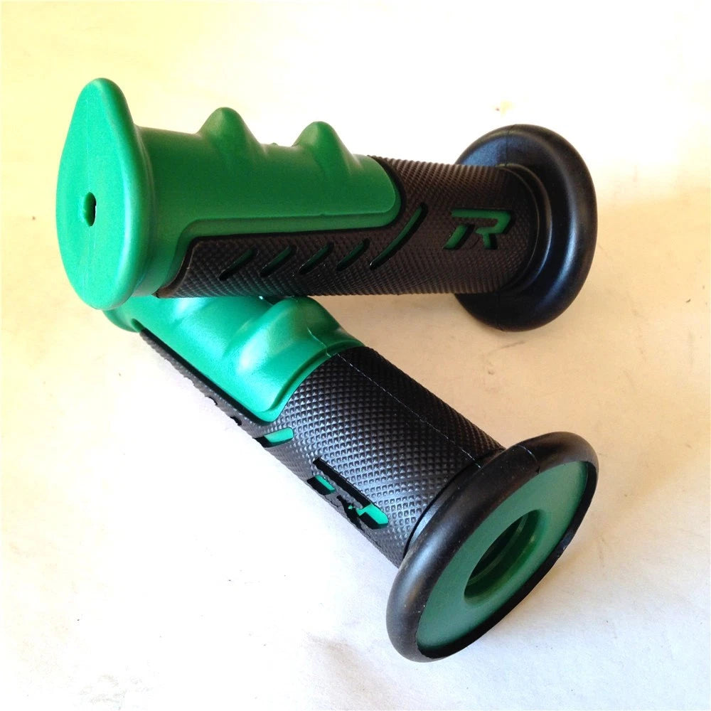 7/8" Green R Engraved Hand Grip for Yamaha 600R R1