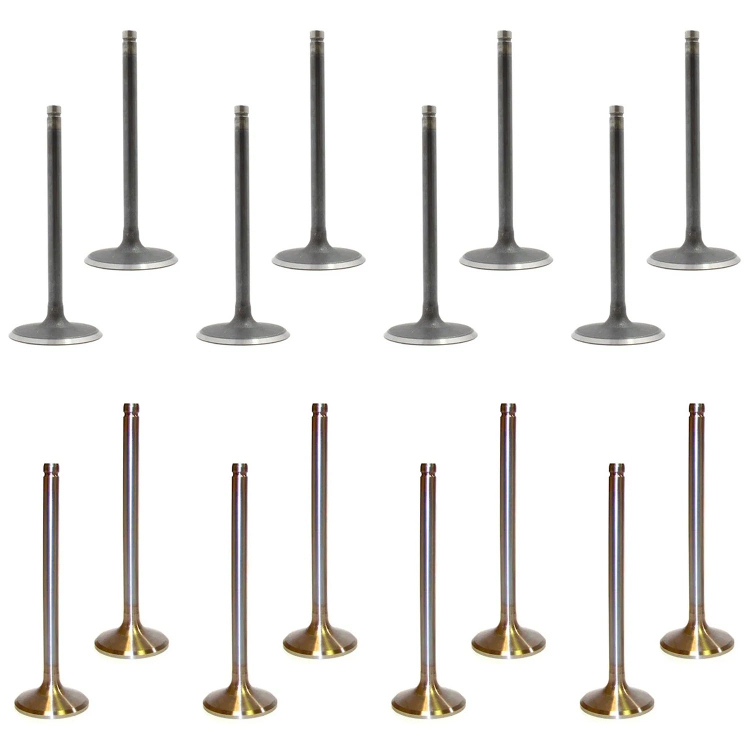 Set of 16 Intake & Exhaust Valves Kit for Avalanche Camaro Corvette H2 V8