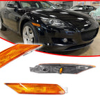 Amber Lens Front Bumper Side Marker Lights for Mazda RX-8 (2004–2008)