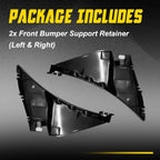 Bumper Bracket Set for Ford Mustang (2010–2014) Steel Front Support