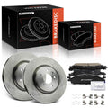 Front Disc Brake Rotors & Ceramic Pads for Ford Explorer (2011–2019)